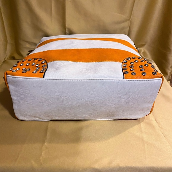 NWOT EMILY RHINESTONE STRIPE HOBO BAG - Picture 12 of 14